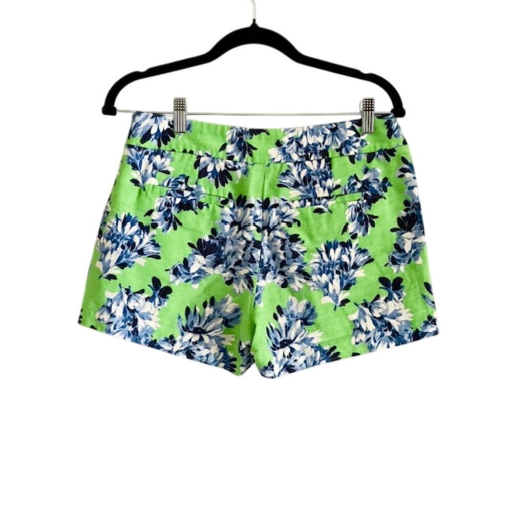J.Crew Women's Green Floral Shorts, Size 4 Beach Classic Vacay Coastal Preppy